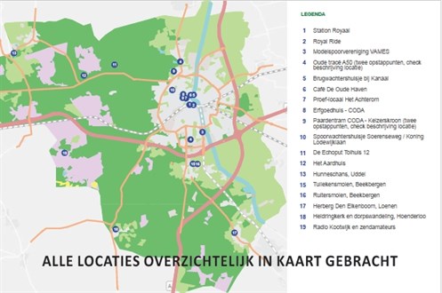 Kaart Met Locaties